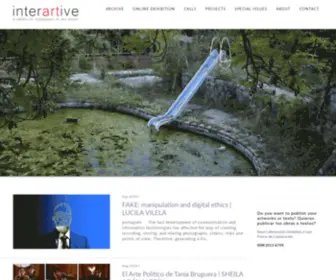 Interartive.org(Contemporary Art) Screenshot