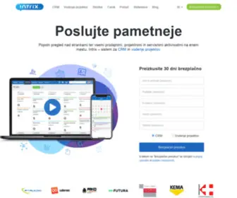 Intera.si(CRM in vodenje projektov Intrix) Screenshot