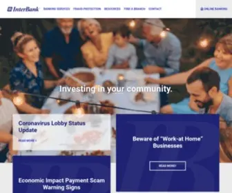 Interbank.com(Personal & Business Banking in Texas & Oklahoma) Screenshot