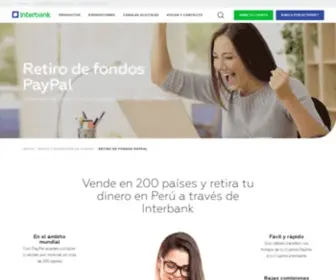 Interbankpaypal.pe(Retiro de Fondos PayPal) Screenshot
