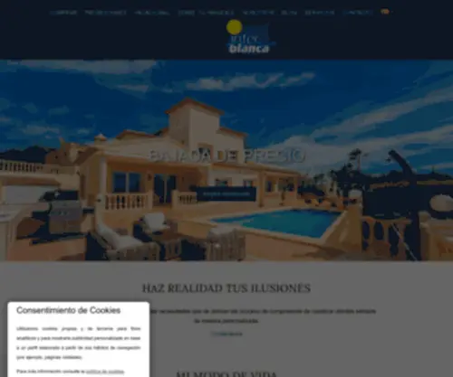 Interblanca.com(Inmobiliaria en Benisa) Screenshot