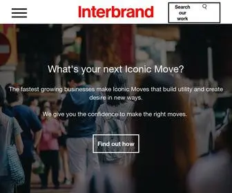 Interbrand.com(Global Brand Consultancy) Screenshot