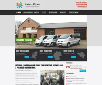 Interbus-Net.pl(Oferujemy przewóz osób i paczek) Screenshot