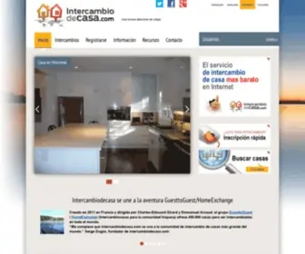 Intercambiodecasa.com(Casa de cambio o un apartamento para las vacaciones) Screenshot
