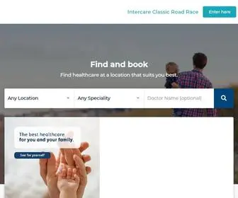 Intercare.co.za(Medical & Dental Centres) Screenshot