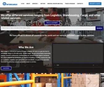Intercargocourier.com(Inter Cargo Courier Service) Screenshot