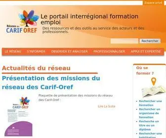 Intercariforef.org(Accueil) Screenshot