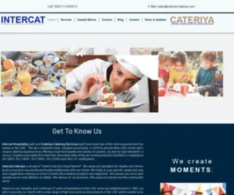 Intercat-Cateriya.com(Best Catering & Banqueting Services in UAE) Screenshot