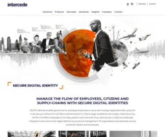 Intercede.com(Our MyID credential management software) Screenshot