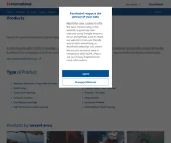 Interchar.ru(Protective Coating Product Overview Page) Screenshot