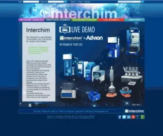 Interchim.com(INTERCHIM: Home) Screenshot