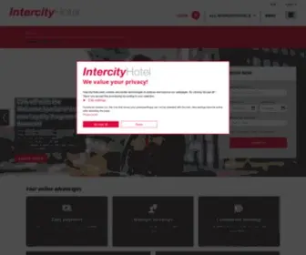 Intercityhotel.de(Stadthotels günstig online buchen) Screenshot