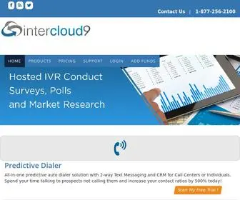 Intercloud9.com(Cloud based auto dialer) Screenshot