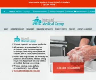 Intercoastalmedicalgrp.com(Intercoastal Medical Group) Screenshot