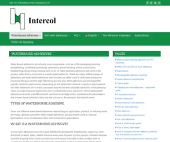 Intercol.info(Waterbased adhesives) Screenshot