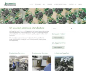 Intercole.co.uk(PCB Assembly) Screenshot