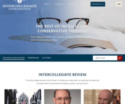 Intercollegiatereview.com(Intercollegiate Studies Institute) Screenshot