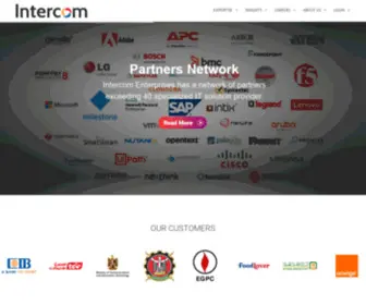 Intercom.com.eg(Intercom Enterprises) Screenshot
