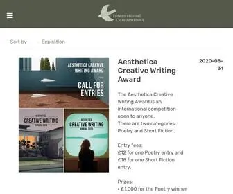 Intercompetition.com(International Competitions 2022–2023. Find the best contest for you. PHOTOGRAPHY contests) Screenshot