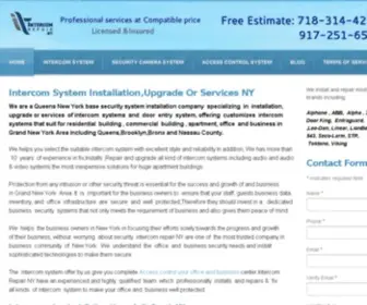 Intercomrepairny.com(Intercom Systems Installation NY) Screenshot