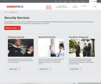 Interconsecurity.com(Security Services) Screenshot