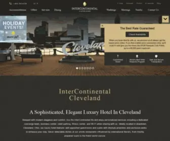 Intercontinentalcleveland.com(Cleveland, Ohio, Hotels) Screenshot