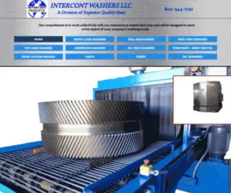 Intercontwashers.com(Intercont Washers & Products) Screenshot