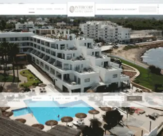 Intercorpgrp.com(Apartamentos y hoteles en Ibiza y Tenerife) Screenshot