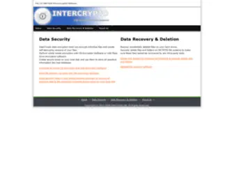 Intercrypto.com(Files and Drives Encryption Software for Windows Vista) Screenshot