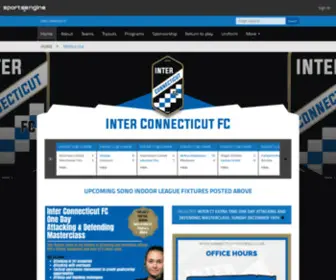 Interctfc.com(Inter Connecticut FC) Screenshot