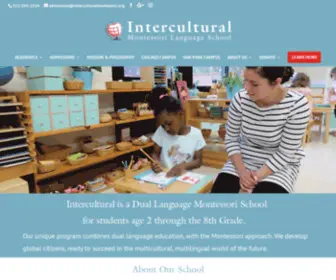 Interculturalmontessori.org(Intercultural Montessori Language School) Screenshot