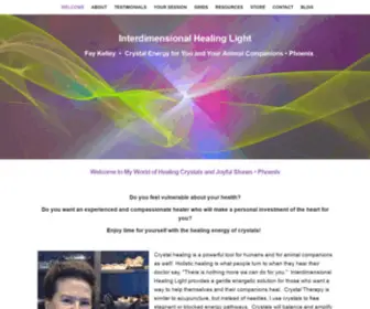 Interdimensionalhealinglight.com(My world of healing crystals and joyful stones) Screenshot
