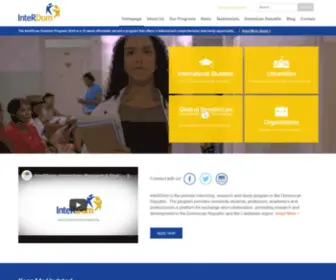 Interdominternships.org(InteRDom Research & Study in the Dominican Republic) Screenshot