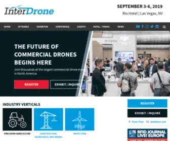 Interdrone.com(The International Drone Conference & Exposition) Screenshot