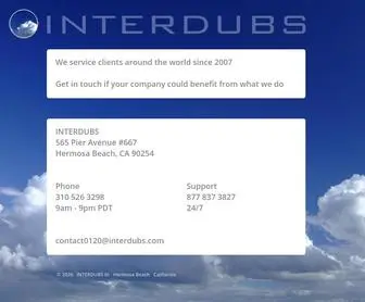 Interdubs.com(INTERDUBS your work) Screenshot