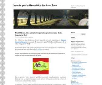 Interesporlageomatica.com(Interés por la Geomática by Juan Toro) Screenshot