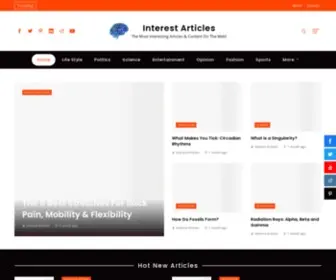 Interestarticles.com(Interest Articles) Screenshot
