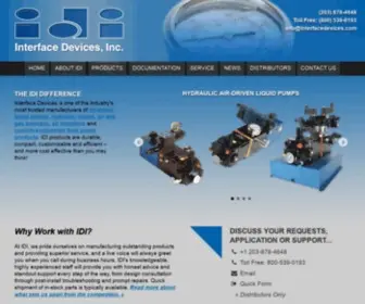 Interfacedevices.com(Interface Devices) Screenshot