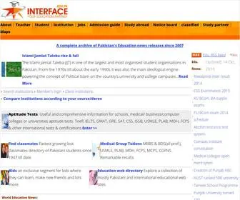 Interface.edu.pk(Interface Medical Education) Screenshot