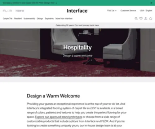 Interfacehospitality.com(Design Your Floor) Screenshot
