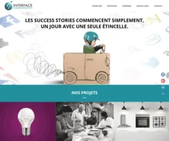 Interface.ma(Agence de communication globale) Screenshot