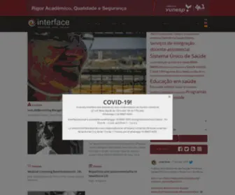 Interface.org.br(Comunicação Saúde Educação) Screenshot