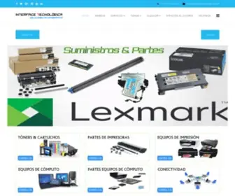 Interfacetecnologica.com(Somos importadores y distribuidores de partes y suministros para impresoras) Screenshot