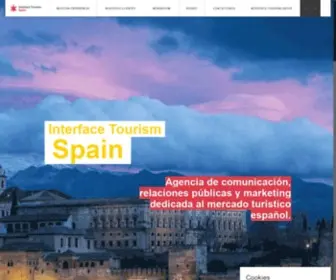 Interfacetourism.es(Interface Tourism Spain) Screenshot