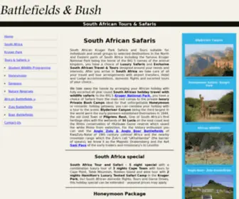 Interfacetravel.com(Battlefields & Bush Safaris from Australia) Screenshot