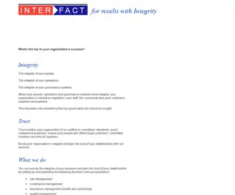 Interfact.com.au(Interfact) Screenshot