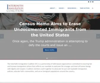 Interfaithimmigration.org(Interfaith Immigration Coalition) Screenshot