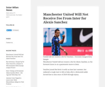 Interfanzone.com(Inter Milan news) Screenshot