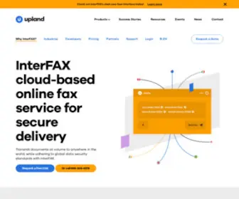 Interfax.net(Secure Online Fax Service for Enterprise) Screenshot