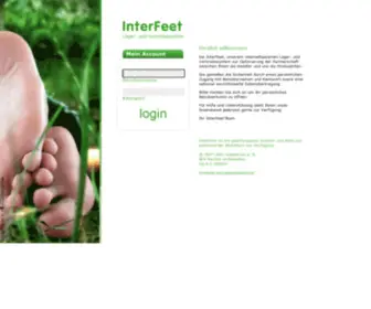 Interfeet.de(Anmeldung) Screenshot